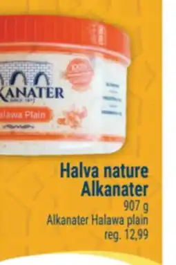 Marché Adonis HALVA NATURE ALKANATER | ALKANATER HALAWA PLAIN offer