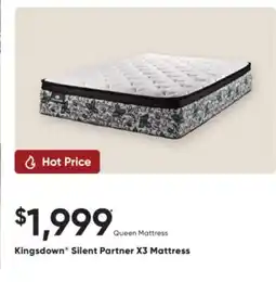 Dormez Vous Kingsdown Silent Partner X3 Mattress offer