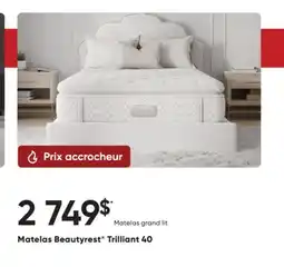 Dormez Vous Matelas Beautyrest Trilliant 40 offer