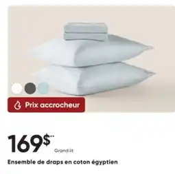 Dormez Vous Ensemble de draps en coton égyptien offer