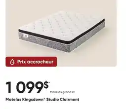 Dormez Vous Matelas Kingsdown Studio Clairmont offer