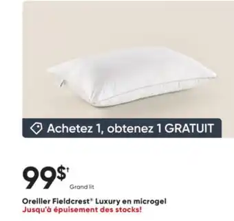 Dormez Vous Oreiller Fieldcrest Luxury en microgel offer