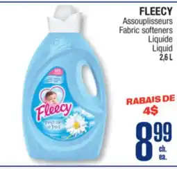 Jean Coutu FLEECY Fabric softeners offer