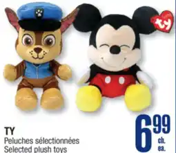 Jean Coutu TY Selected weighted plush toys offer