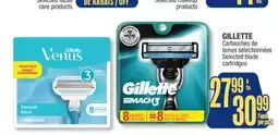Jean Coutu GILLETTE Selected blade cartridges offer