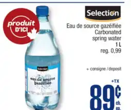 Jean Coutu SELECTION Spring water offer