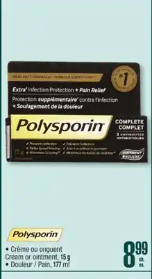 Jean Coutu POLYSPORIN Cream or ointment, Pain offer