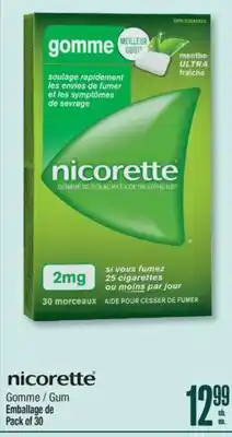 Jean Coutu NICORETTE Gum offer