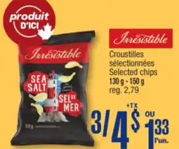 Jean Coutu IRRESISTIBLES Selected chips offer