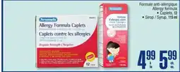 Jean Coutu PERSONNELLE Allergy formula offer