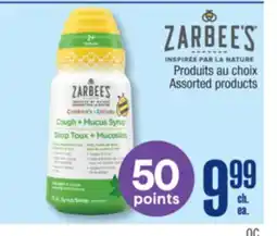 Jean Coutu ZARBEE'S Assorted products offer
