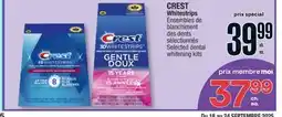 Jean Coutu CREST Whitestrips Selected dental whitening kits offer