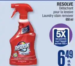 Jean Coutu RESOLVE Laundry stain remover offer
