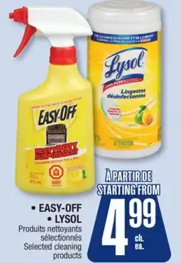 Jean Coutu EASY-OFF, LYSOL Selected cleaning products offer