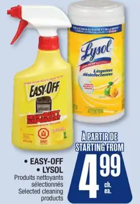 Jean Coutu EASY-OFF, LYSOL Selected cleaning products offer