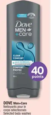 Jean Coutu DOVE Men+Care Selected body washes offer