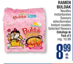 Jean Coutu RAMEN BULDAK Instant noodles Selected flavours offer
