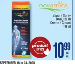 Jean Coutu NOVARNICA Spray, Cream offer
