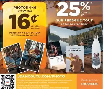 Jean Coutu 4x6 Photos offer