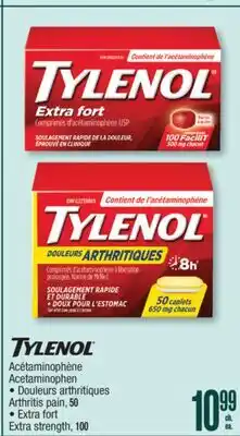 Jean Coutu TYLENOL Acetaminophen offer