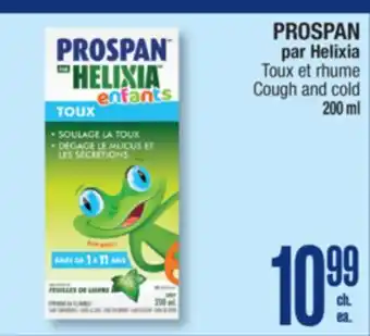 Jean Coutu PROSPAN par Helixia Cough and cold offer