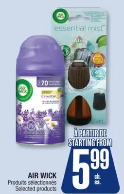 Jean Coutu AIR WICK Selected products offer