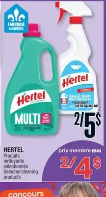 Jean Coutu HERTEL Selected cleaning products offer