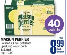 Jean Coutu MAISON PERRIER Sparkling water drink offer