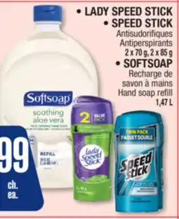 Jean Coutu • LADY SPEED STICK • SPEED STICK Antiperspirants offer