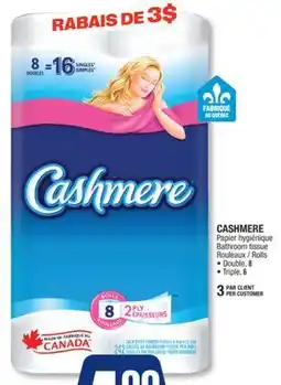 Jean Coutu CASHMERE Bathroom tissue offer