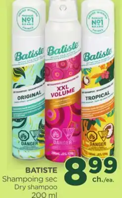 Proxim BATISTE Dry shampoo offer
