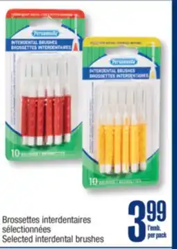 Jean Coutu Personelle Selected interdental brushes offer