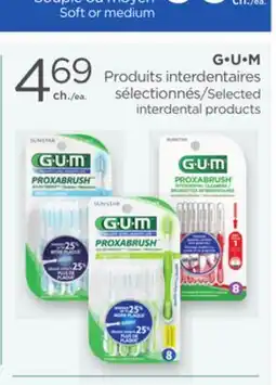 Proxim G•U•M Selected interdental products offer