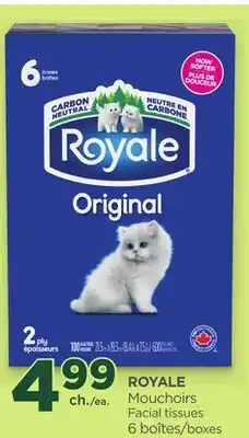 Proxim ROYALE Facial tissues offer
