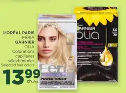 Proxim L'ORÉAL PARIS FÉRIA GARNIER OLIA Selected hair colors offer
