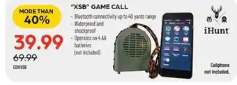 Pronature iHunt XSB GAME CALL offer