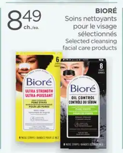 Proxim BIORÉ Selected cleansing facial care products offer