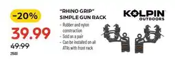 Pronature KOLPIN RHINO GRIP SIMPLE GUN RACK offer