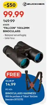 Pronature BUCKNER FALCON 10X42MM BINOCULARS offer