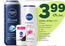 Proxim NIVEA, NIVEA MEN Shower cream or gel, Selected deodorants offer