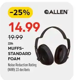 Pronature ALLEN MUFFS STANDARD FOAM offer