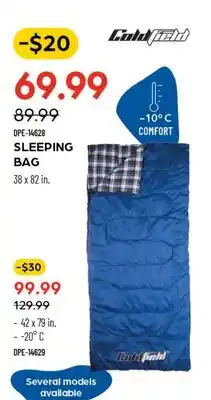Pronature COLDFIELD SLEEPING BAG offer