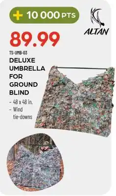 Pronature DELUXE UMBRELLA FOR GROUND BLIND offer