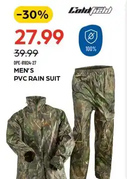 Pronature MEN'S PVC RAIN SUIT offer