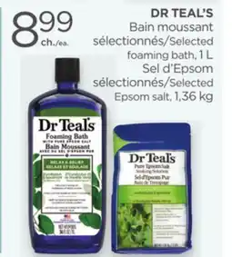 Proxim DR TEAL'S Selected foaming bath, Selected Epsom salt offer