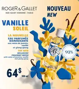 Familiprix ROGER & GALLET VANILLE SOLEIL, 100 ML offer