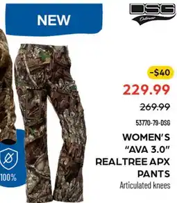 Pronature WOMEN'S AVA 3.0 REALTREE APX PANTS offer