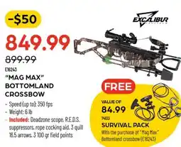 Pronature EXCALIBUR MAG MAX BOTTOMLAND CROSSBOW offer