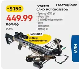 Pronature PROPULSION VORTEX CAMO 390 CROSSBOW offer