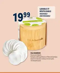 Familiprix OLA BAMBOO Bamboo makeup remover pads, 16 pads offer